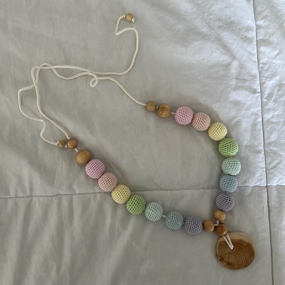 Rainbow Eco-Friendly Nursing Necklace